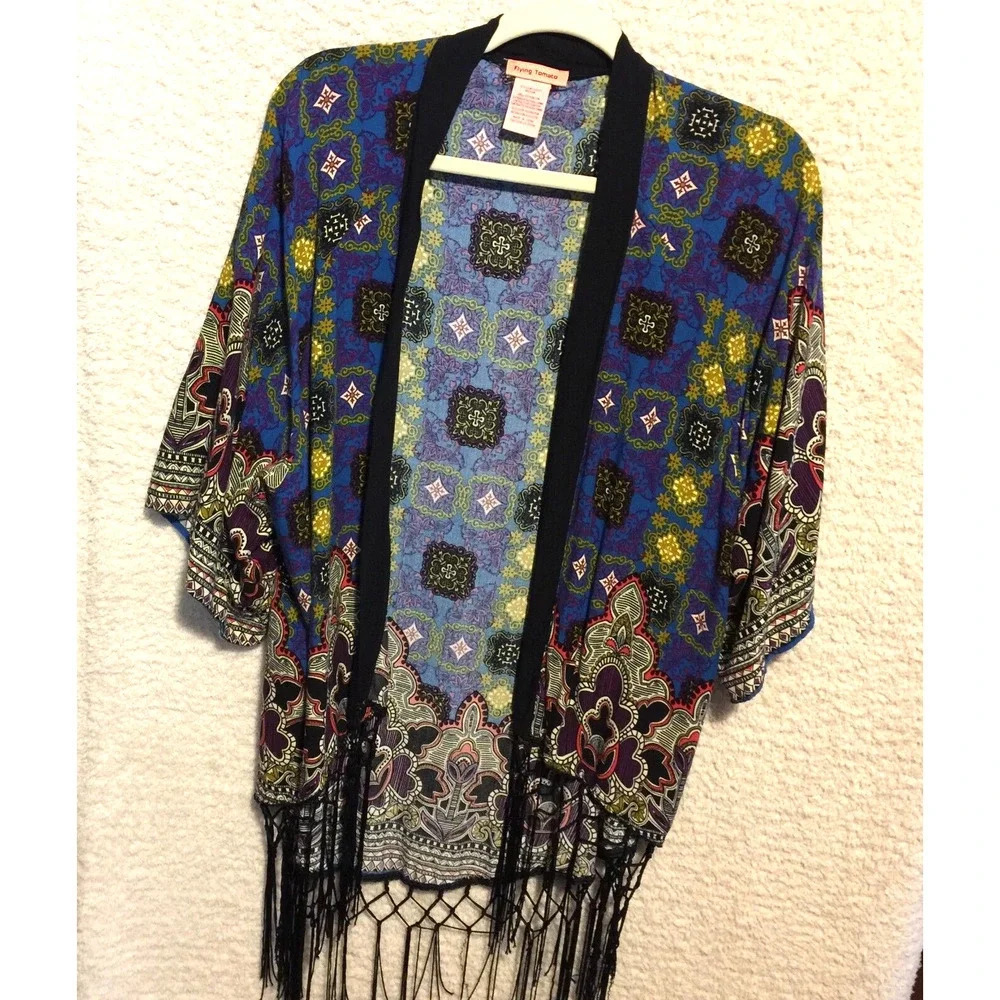 Flying Tomato cardigan cover up med